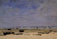 Boudin, Eugene - The Coastline at Berck at Low Tide